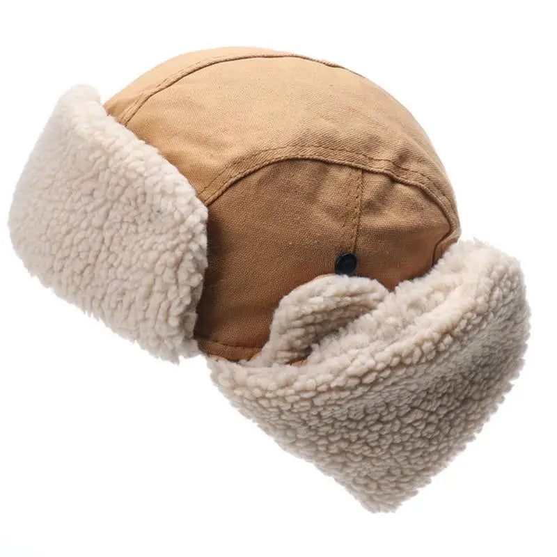 Varm pilotmössa med goggles